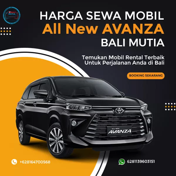 Sewa Mobil Matic Bali All New Avanza Lepas Kunci 24 Jam Tanpa Supir